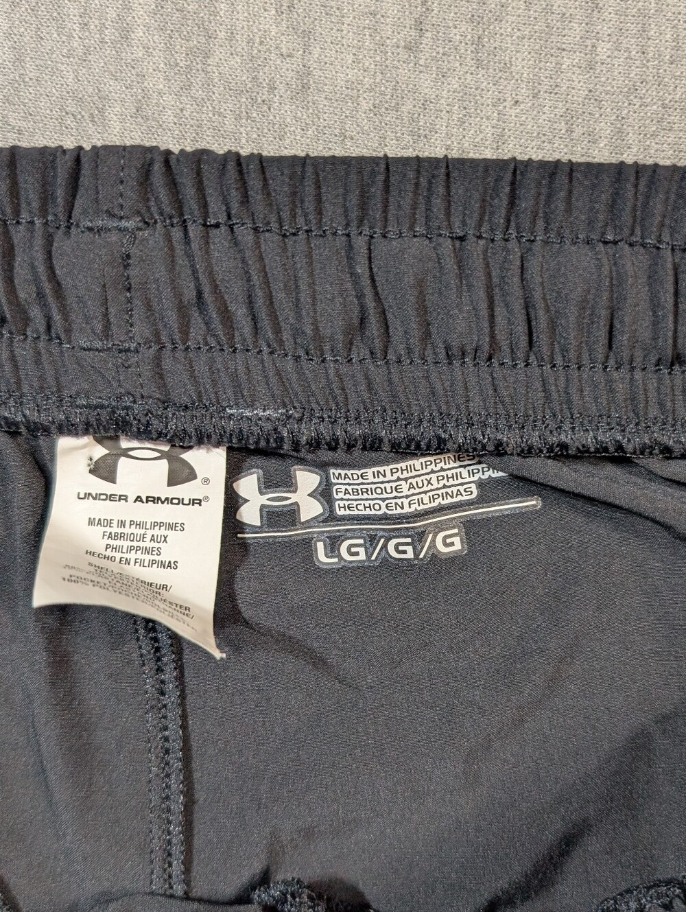 Under Armour Joggers Track Pants Men's Large Black Blue - Picture 9 of 12